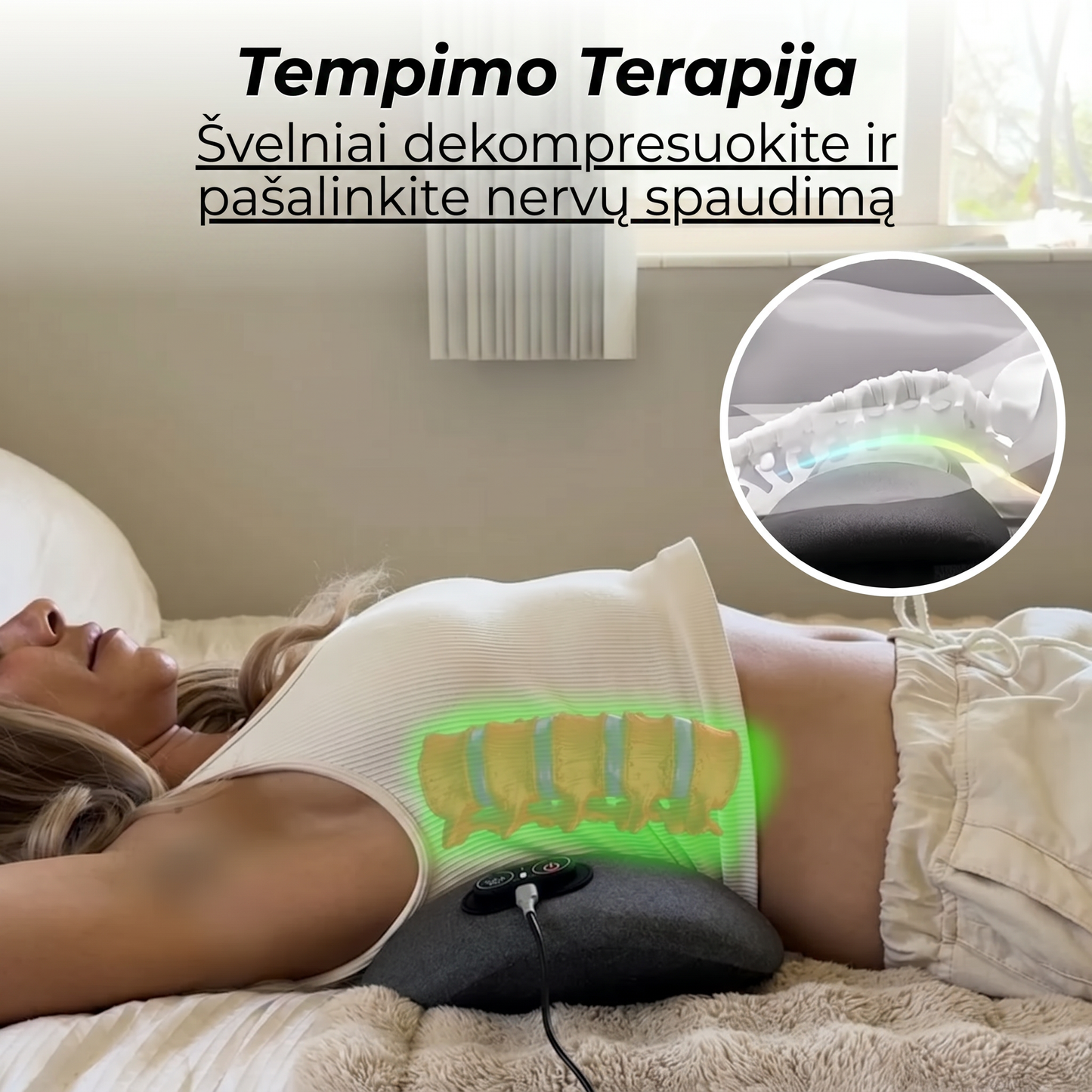 Loreno™ Nugaros masažuoklis