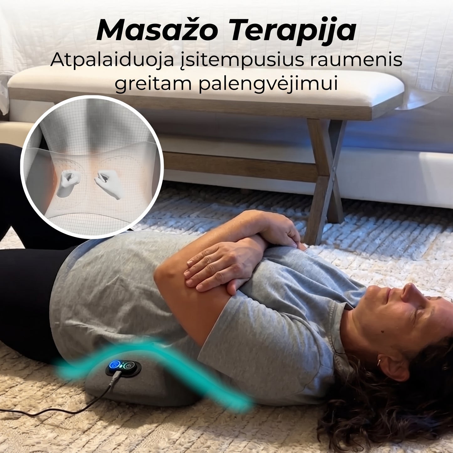 Loreno™ Nugaros masažuoklis