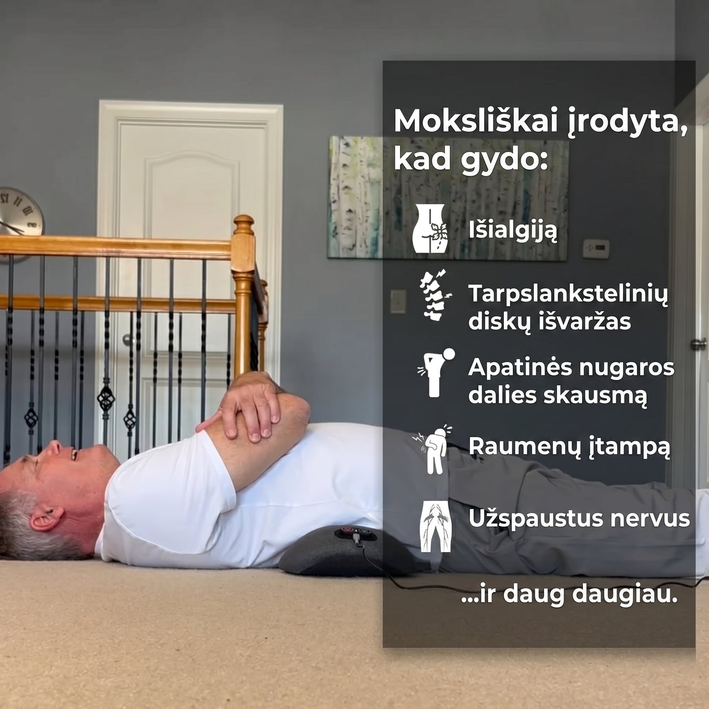 Loreno™ Nugaros masažuoklis