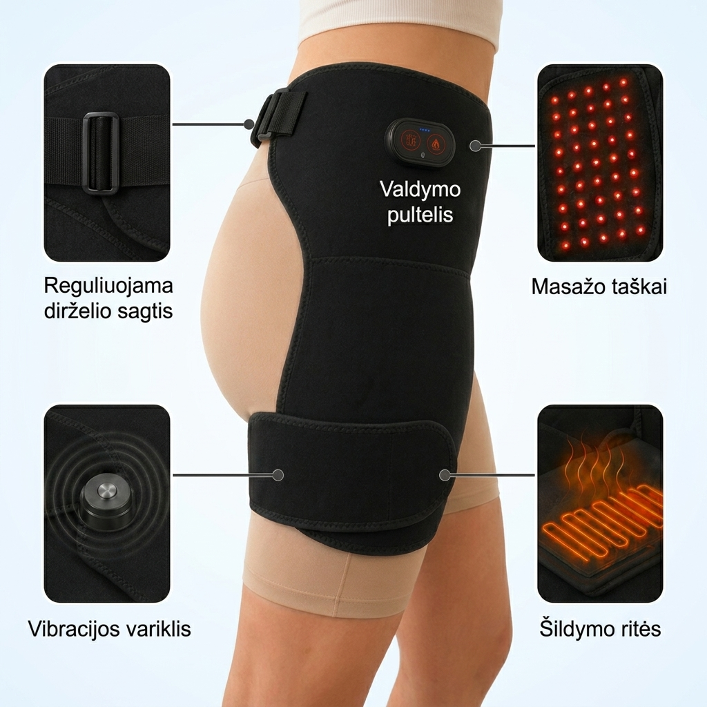LORENO™ Šildantis Klubo Įtvaras