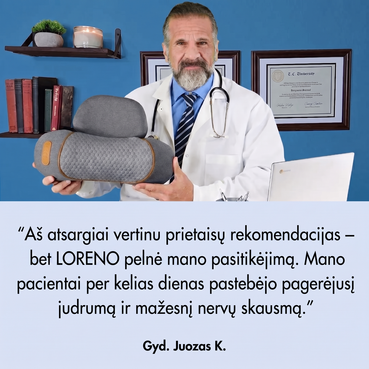 Loreno™ Kaklo masažuoklis