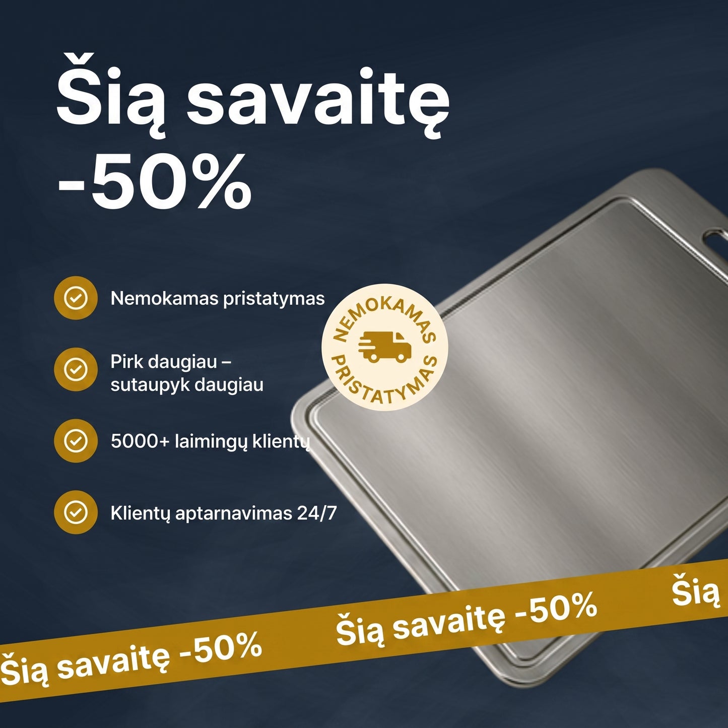 Titanium Pjaustymo lentelė