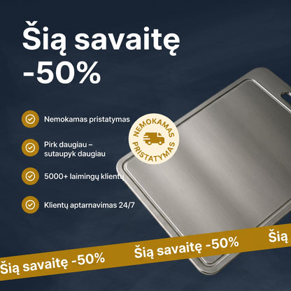 Titanium Pjaustymo lentelė